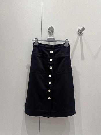 Prada Black Midi Skirt
