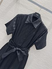 Fendi Black Dress FF Motif - 6
