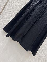 Fendi Black Dress FF Motif - 5