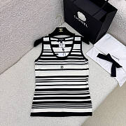 Chanel Tank Top White&Black Color - 1