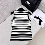 Chanel Tank Top White&Black Color - 6
