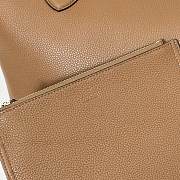 Gucci Totissima small reversible tote bag in brown leather - 30x27x23cm - 3
