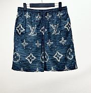Louis Vuitton Monogram Shirt In Blue Set - 2