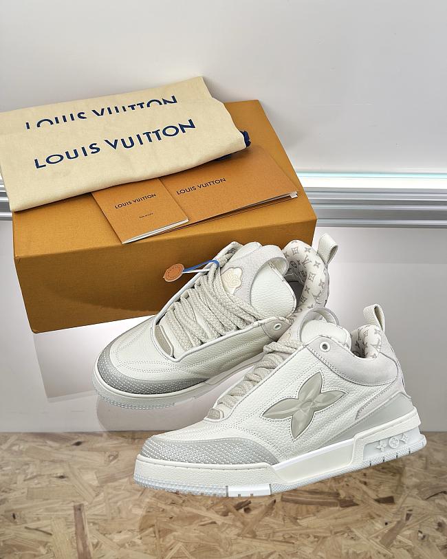 Louis Vuitton Skate Sneaker in White/Black - 1