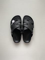 Hermes Black Slides - 1