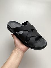 Hermes Black Slides - 3