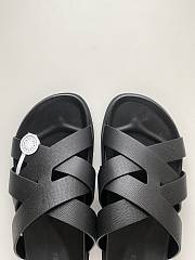 Hermes Black Slides - 5