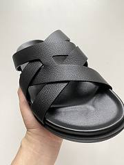 Hermes Black Slides - 6