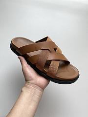 Hermes Brown Slides - 6