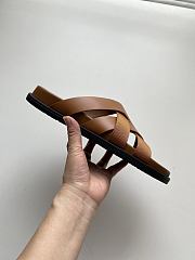 Hermes Brown Slides - 2
