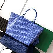 Goyard Saint Louis PM Tote Bag Goyardine Canvas Iris 34 cm x 20 cm x 40 cm - 1
