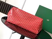 	 Goyard Saint Louis PM Tote Bag Goyardine Canvas Iris Red 34 cm x 20 cm x 40 cm - 6