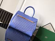 	 GOYARD Saigon tote bag in Blue 25 cm x 16 cm x 34 cm - 6