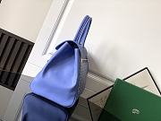 	 GOYARD Saigon tote bag in Blue 25 cm x 16 cm x 34 cm - 3