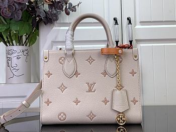 Louis Vuitton Onthego PM White Monogram - 19 x 11.5 x 25cm