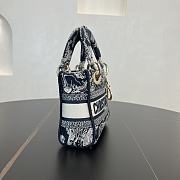Dior Lady D-Lite Small Blue Bag -17*15*7cm - 6