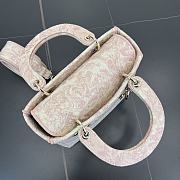 	 Dior Medium Lady Pink Bag - 24*20*11cm - 6