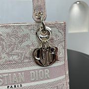 	 Dior Medium Lady Pink Bag - 24*20*11cm - 5