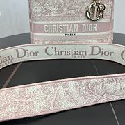 	 Dior Medium Lady Pink Bag - 24*20*11cm - 3