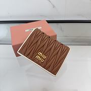 Miu Miu Matelassé Nappa Leather Wallet - 11.5 X8 cm - 2