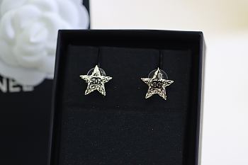 Chanel Golden Star Earrings