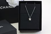 Chanel Silver Star Pendant Necklace  - 1