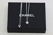 Chanel Silver Star Pendant Necklace  - 2