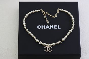 Chanel Pearl Choker Necklace