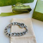 Gucci Interlocking G Chain Bracelet In Silver - 1