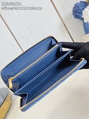 Louis Vuitton Denim Cherry Long Zippy Wallet - 4