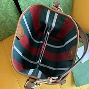 Gucci GG Emblem Small bucket bag in beige - 19x 18x 11cm - 6