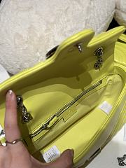 Gucci GG Marmont medium shoulder bag in bright green leather - 26x 15x 7cm - 5