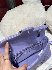 	 Gucci GG Marmont medium shoulder bag in purple leather - 26x 15x 7cm - 6