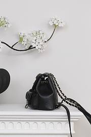 Chanel Duma Black Caviar Backpack - 17.5*16.5*19.5cm - 6