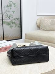 	 Chanel Small tote grey Suede calfskin, shiny lambskin - 33*29*11cm - 3