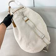 Prada Natural Linen blend drawstring duffel bag - 55*34*34cm - 6