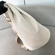 Prada Natural Linen blend drawstring duffel bag - 55*34*34cm - 2