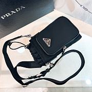 Prada Tessuto Phone Drawstring Crossbody Bag - 13*18cm - 3