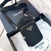 Prada Tessuto Phone Drawstring Crossbody Bag - 13*18cm - 4