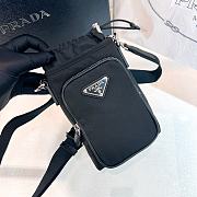 Prada Tessuto Phone Drawstring Crossbody Bag - 13*18cm - 2