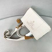 Prada Natural Jardinière linen blend bag 33/20/18cm - 2