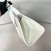 	 Prada Wicker And Linen Blend Tote Bag in Natural White - 35*22.5*13cm - 3