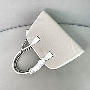 	 Prada Wicker And Linen Blend Tote Bag in Natural White - 35*22.5*13cm - 2