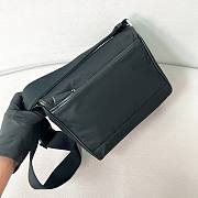Prada Black Re-Nylon and Saffiano leather shoulder bag - 22.5*18*10cm - 4
