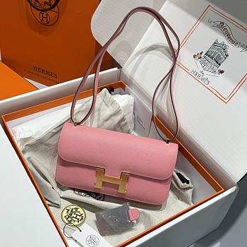 Hermes Constance Elan Shoulder Bag Pink - 24/12/4cm
