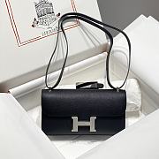 Hermes Constance Elan Shoulder Bag Black - 26/16/6cm - 2