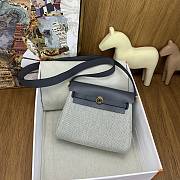 Herbag Zip 20 bag in grey - 3