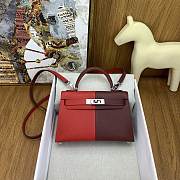 Hermès Kelly 20 Two-Tone Leather Handbag - 4