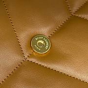 YSL LARGE LOULOU PUFFER IN BROWN - 33x14x24cm - 5