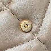 	 YSL LARGE LOULOU PUFFER IN BEIGE - 33x14x24cm - 3
